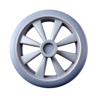 heiter Renaissance symmetrisch technisch Illustration von ein Rad. eben Farbe, sauber Linien mit skalierbar Design. Original- png