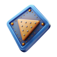 spectacular coveted Triangular badge with dots, geometric, clean lines, flat color with Scalable Design. png