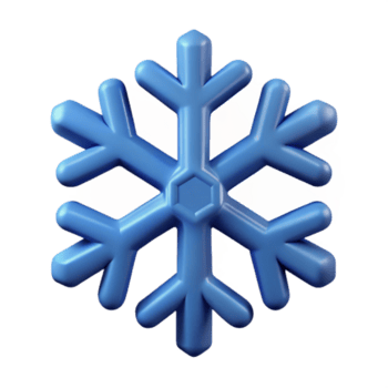 destacar resumen simétrico copo de nieve icono con agudo bordes mínimo, con escalable diseño. artesano png