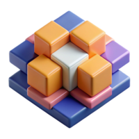 vibrant victorian Geometric composition of overlapping squares and rectangles. Crisp edges, flat color with Scalable Design. perfect clarity png