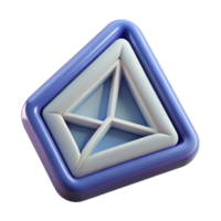 vibrant remarkable Triangular badge with intersecting lines. Geometric, scalable, crisp edges with Scalable Design. png