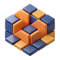 timeless vintage Geometric pattern of overlapping rectangles. Flat color, scalable ultra HD png