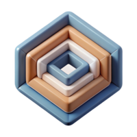 stunning abstract Abstract, geometric pattern of nested squares. Single-weight stroke, flat color, with Scalable Design. impeccable png