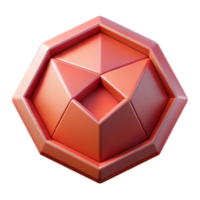 striking creative Symmetrical, geometric design of a pentagon. Flat color, clean lines with Scalable Design. expertly shot png