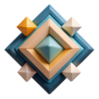 pristine playful avant-garde Abstract composition of squares and triangles. Clean lines. Scalable design. Flat color with Scalable Design. elite png