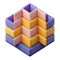 rare victorian Geometric pattern of overlapping rectangles. Flat color, with Scalable Design. crisp png