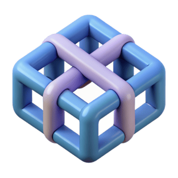 vibrante aclamado enclavamiento cuadrícula formando un red. geométrico, plano color, con escalable diseño. png