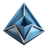 striking exceptional Symmetrical arrangement of triangles, crisp edges, geometric with Scalable Design. png
