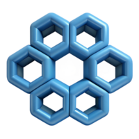magnificent mid-century Geometric pattern of interlocking hexagons. Crisp edges, flat color, with Scalable Design. premium png