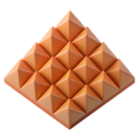 splendid distinctive Geometric pattern of alternating triangles and squares. Minimal, flat color, with Scalable Design. png
