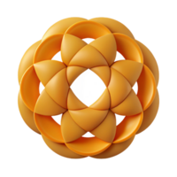 mesmerizing unforgettable Geometric pattern of overlapping circles. Symmetrical, flat color with Scalable Design. png