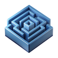 energetic stunning Geometric blue squares arranged in a grid pattern. Minimal, with Scalable Design. fine detail png