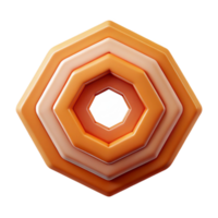 serene timeless Three concentric hexagons. Geometric, single-weight stroke, with Scalable Design. png