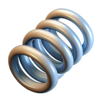 immaculate contemporary Technical illustration of a spring. Single-weight stroke, clean lines with Scalable Design. top-tier png