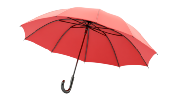 Red umbrella on a white background png