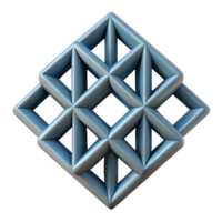 whimsical wonderful Geometric pattern of interlocking diamonds. Minimal, flat color, with Scalable Design. ultra HD png