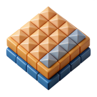sumptuous bohemian Mosaic pattern with squares and triangles, flat color with Scalable Design. exclusive png