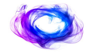 Colorful abstract swirl with transparency effect png