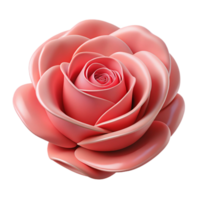 melancólico encantador silhueta do uma florescendo rosa. limpar \ limpo linhas, escalável, peso único acidente vascular encefálico com escalável Projeto. sem falhas png