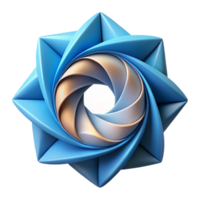 gorgeous inspired Rotating triangles forming a spiral, crisp edges with Scalable Design. png