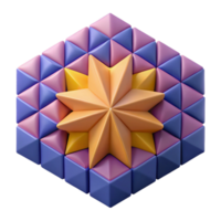sought-after organic Expanding geometric pattern, scalable, flat color, sharp edges with Scalable Design. expertly shot png