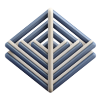 sought-after gothic Geometric pattern of trapezoids. Flat color, clean lines with Scalable Design. premium png
