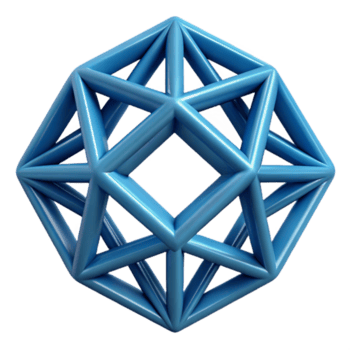 vibrante futurista resumen red de interconectado nodos. geométrico, limpiar líneas con escalable diseño. agudo png