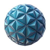 timeless traditional Geometric isometric sphere constructed from triangles. Flat color with Scalable Design. high quality png