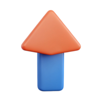 notable classic A simple arrow character pointing upwards. Clean lines, minimal design, flat color with Scalable Design. authentic png
