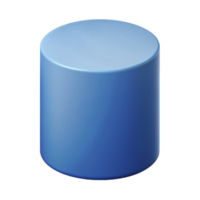 whimsical exquisite Geometric silhouette of a cylinder. Crisp edges, single-weight stroke, flat color with Scalable Design. museum quality png