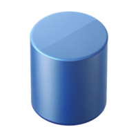 splendid calm artistic Isometric projection of a cylinder. Crisp edges, minimal design, single-weight stroke with Scalable Design. genuine png