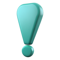 bold dazzling Exclamation mark pictogram. Geometric shape, clean lines, flat color with Scalable Design. masterfully captured png