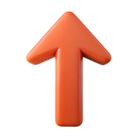 linda misterioso futurista simétrico seta apontando para cima. peso único AVC, plano cor, limpar \ limpo linhas com escalável Projeto. 8k png