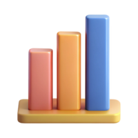peaceful radiant Horizontal bar graph with four bars, contrasting flat colors. Scalable, minimal design with Scalable Design. crisp png