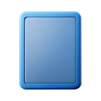 memorable impressionist Tablet icon with a screen. Crisp edges, single-weight stroke with Scalable Design. ultra HD png