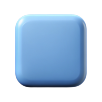 spectacular unparalleled Square with rounded corners. Clean lines, flat color, with Scalable Design. png