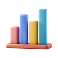 serene retro Horizontal bar graph comparing four data points. Crisp edges, flat color, with Scalable Design. elite png