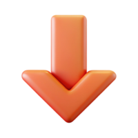 signature futuristic Pictogram of a download arrow. Crisp edges, single-weight stroke, with Scalable Design. gallery standard png