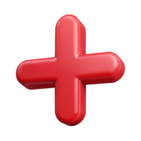 passionate immaculate Single-weight stroke forms a crisp plus sign in ruby red. with Scalable Design. premium png