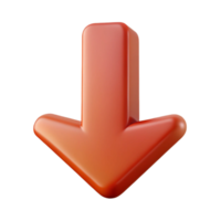 splendid victorian Arrow pointing downwards. Crisp edges, minimal design with Scalable Design. precision png