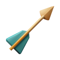 radiant elegant Geometric, flat color illustration of an arrow. Crisp edges, minimal with Scalable Design. gallery standard png