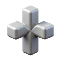 mysterious mesmerizing Symmetrical cross with geometric details. Clean lines, with Scalable Design. high quality png