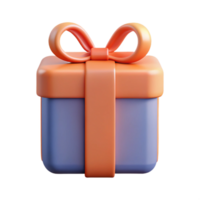 mesmerizing iconic Isometric gift box, flat red color, crisp edges, single-weight stroke with Scalable Design. png