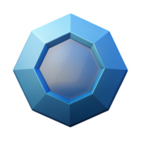 bold exquisite Geometric prism, clean lines, flat color, with Scalable Design. premium png