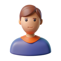 unforgettable retro Person icon representing a user or individual. Symmetrical, flat color, with Scalable Design. detailed png