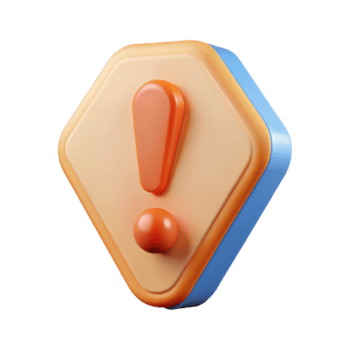 sans précédent gothique une stylisé exclamation indiquer. nettoyer lignes, plat couleur, avec évolutif conception. haute résolution png