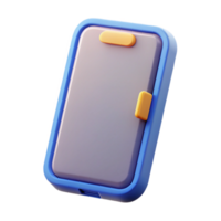 memorable rustic Mobile phone icon representing communication. Minimal design, flat color, single-weight stroke with Scalable Design. fine detail png