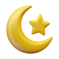mysterious glorious Crescent moon with a single star. Crisp edges, symmetrical design, with Scalable Design. exclusive png