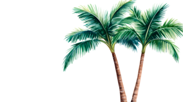 Lush palm trees create a tropical atmosphere png
