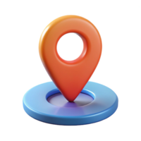 mesmerizing romantic industrial Location pin icon with a circular base. Flat color, with Scalable Design. artisan png